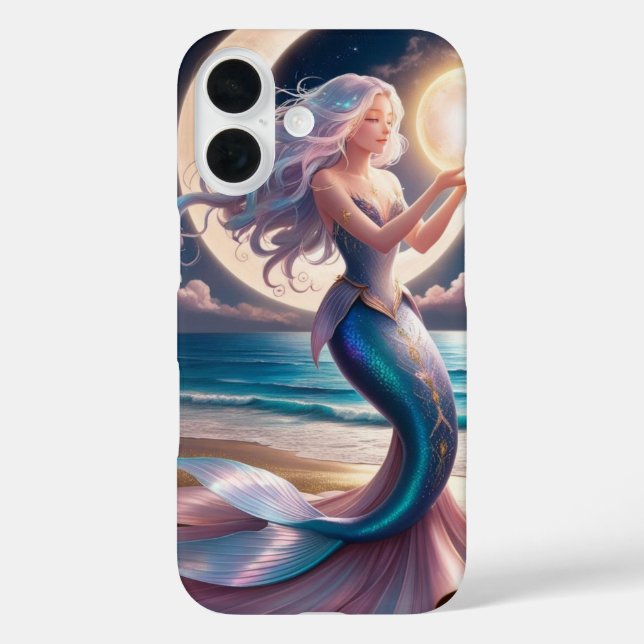 Coque Pour iPhone 16 Coque iphone de sirène céleste (Verso)