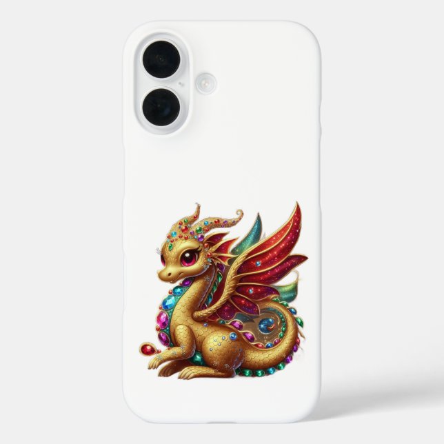 Coque Pour iPhone 16 Coque iphone Dragon Apple (Verso)