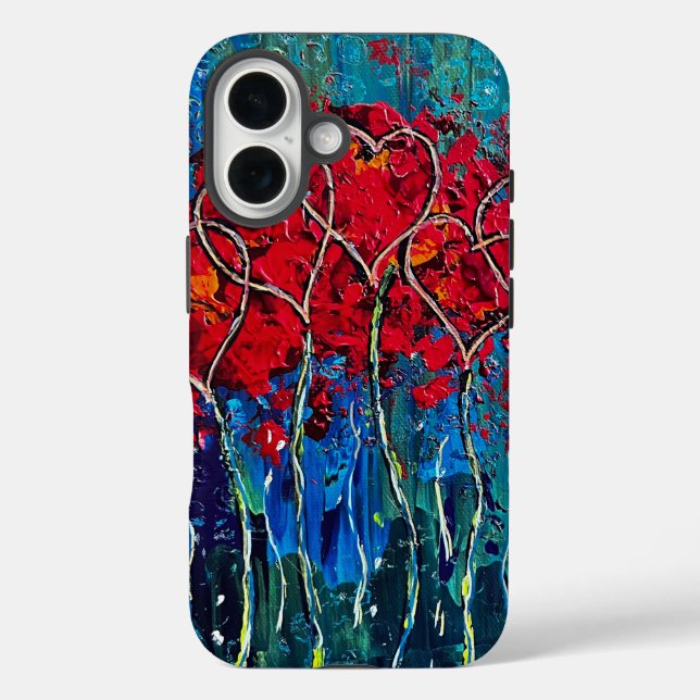 Coque Pour iPhone 16 coque iphone du coeur (Verso)