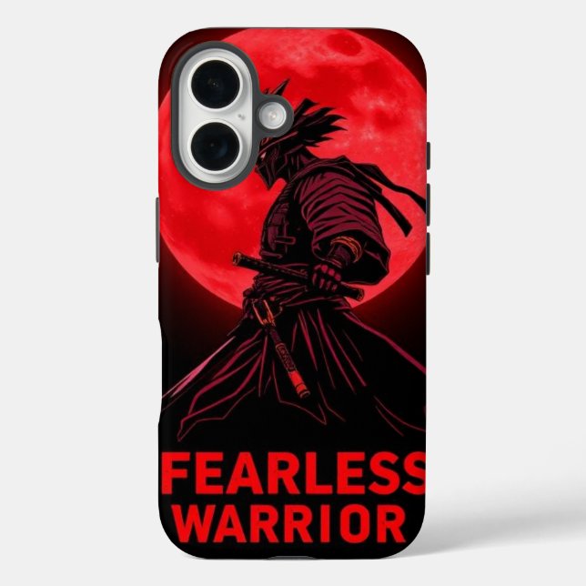 Coque Pour iPhone 16 Coque iphone guerrier sans peur - Bold & Protectiv (Verso)