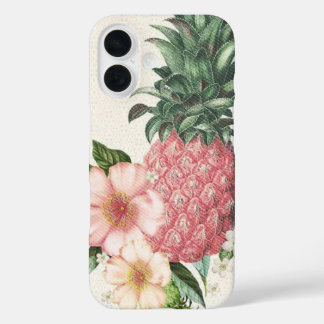 Coque Pour iPhone 16 Coque iphone hawaïen de l'ananas tropical