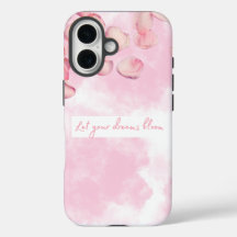 coque iphone "Laissez fleurir vos rêves"