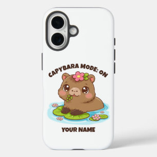 Coque Pour iPhone 16 Coque iPhone Mode Personnalisée Mignonne Capybara