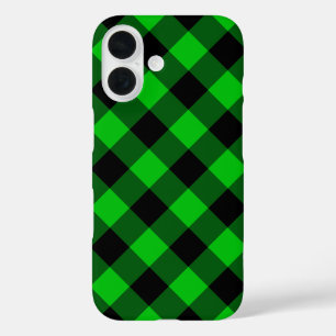 Coque Pour iPhone 16 Coque iphone noir et vert vérifié