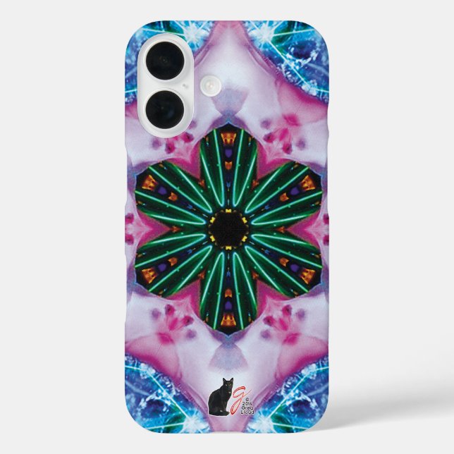 Coque Pour iPhone 16 Coque iphone Pinkie Kaleidoscope (Verso)