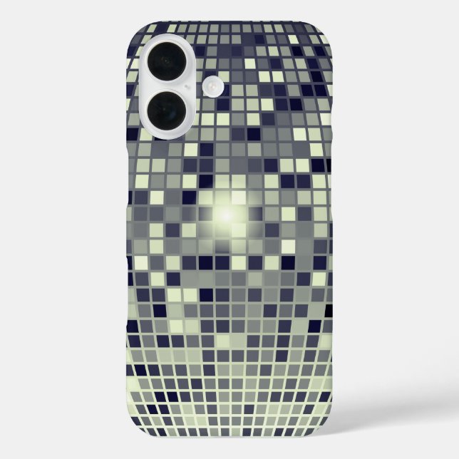 Coque Pour iPhone 16 Coque iphone Retro Disco Ball (Verso)