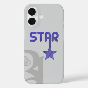 Coque Pour iPhone 16 COQUE IPHONE STAR Trend Abstrait Lavender Violet