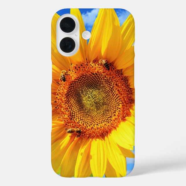 Coque Pour iPhone 16 Coque iphone tournesol (Verso)