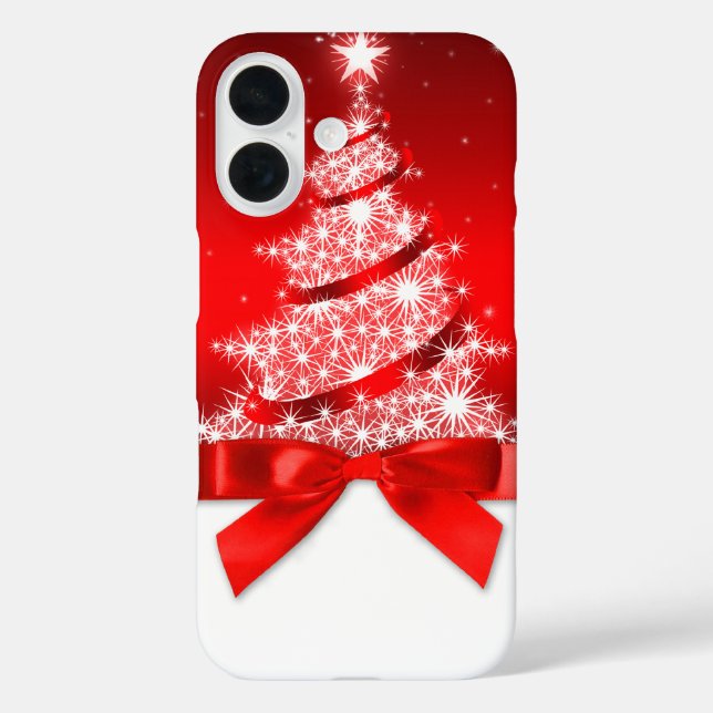 Coque Pour iPhone 16 Couverture coque iphone de l'arbre de Noël (Verso)