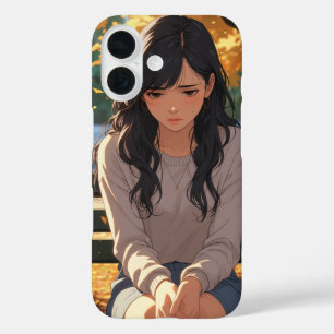 Coque Pour iPhone 16 Cute Anime Girl iPhone 16 Coque - Élégante Protect
