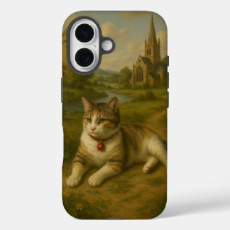 Coque Pour iPhone 16 Cute Chat dans le jardin avec coque iphone