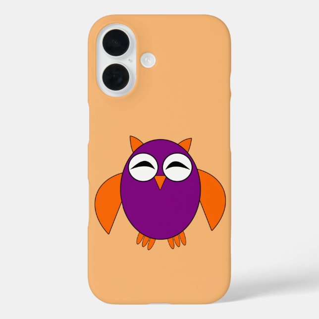 Coque Pour iPhone 16 Cute Halloween Owl coque iphone (Verso)