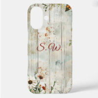 Dentelles et marguerites vintages coque iphone rus