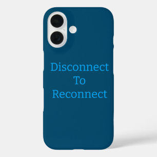 Coque Pour iPhone 16 Détox numérique rappel iPhone / coque ipad