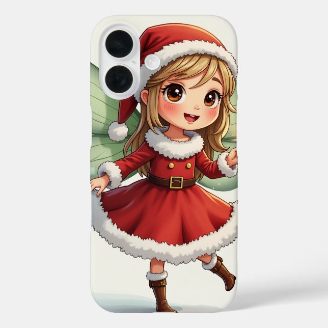 Coque Pour iPhone 16 Fée de Noël IPhone 16 coque (Verso)