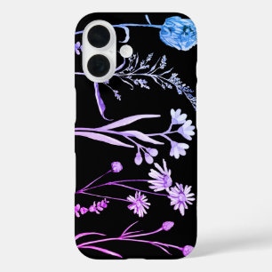 Coque Pour iPhone 16 Fleur sauvage Floral iPhone 16 Coque Botanical Des