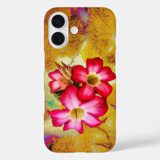 Coque Pour iPhone 16 Fleurs Roses du désert sur Sand iPhone 16 Coque