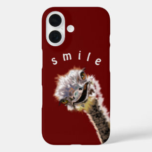 Coque Pour iPhone 16 Funny Ostrich coque iphone