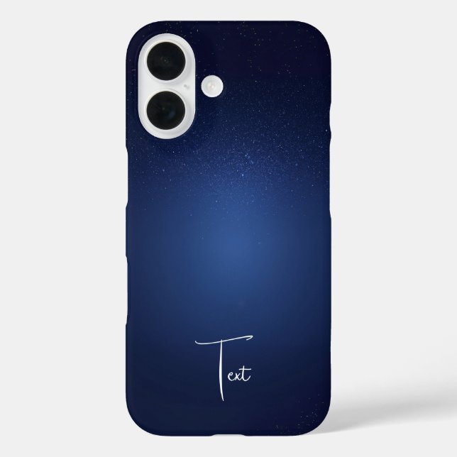 Coque Pour iPhone 16 Futur Dusk Minimal Nebula iPhone 16 Coque (Verso)