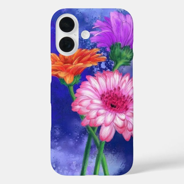 Coque Pour iPhone 16 Gerbera Daisies coque iphone (Verso)