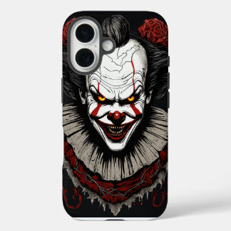 Coque Pour iPhone 16 "Horrifying Joker coque iphone - Terrifying Clown 