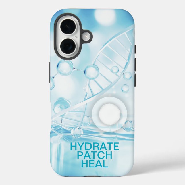 Coque Pour iPhone 16 Hydrate Patch Heal iPhone 16 Coque (Verso)
