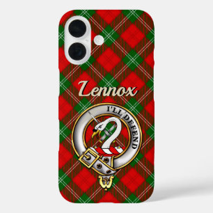 Coque Pour iPhone 16 Insigne Clan Lennox & iPhone Tartan / coque ipad