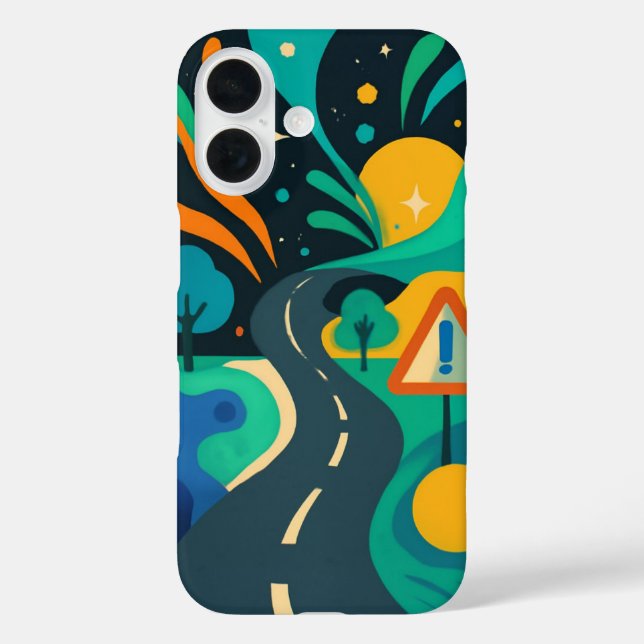 Coque Pour iPhone 16 iPhone 16 Coque Abstrait" (Verso)