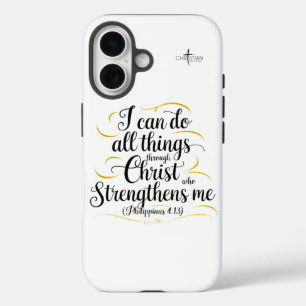 Coque Pour iPhone 16 iPhone 16 Coque - Je peux faire tout - Philippiens