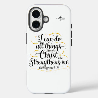 Coque Pour iPhone 16 iPhone 16 Coque - Je peux faire tout - Philippiens