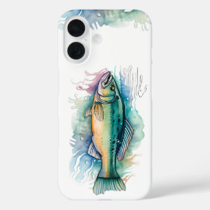 Coque Pour iPhone 16 iPhone / coque ipad - série aquarelle : basse