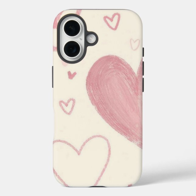 Coque Pour iPhone 16 iPhone esthétique mignon / coque ipad (Verso)