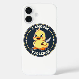 Coque Pour iPhone 16 Je choisis la violence - coque iphone de canard mi