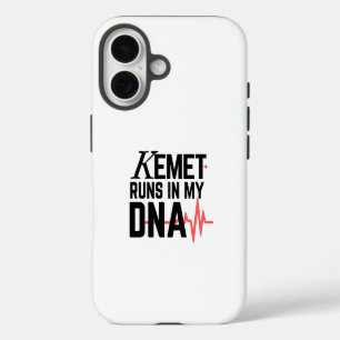 Coque Pour iPhone 16 Kemet coule dans mon ADN Coque iPhone / iPad