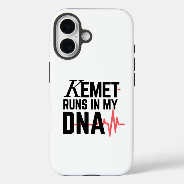 Coque Pour iPhone 16 Kemet coule dans mon ADN | Coque iPhone / iPad (Verso)