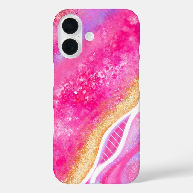 Coque Pour iPhone 16 KiniArt Abstrait iPhone / coque ipad (Verso)