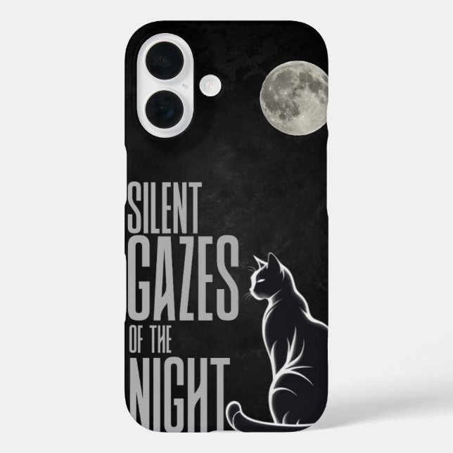 Coque Pour iPhone 16 "Les regards silencieux du coque iphone nocturne n (Verso)