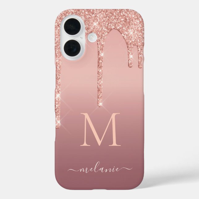 Coque Pour iPhone 16 Lettre de nom personnalisé du coque iphone de la P (Verso)