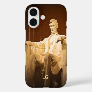Coque Pour iPhone 16 Lincoln mémorial personnalisé coque iphone Apple