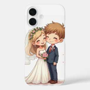 Coque Pour iPhone 16 Mariage Anniversaire coque iphone