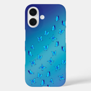 Coque Pour iPhone 16 Moonlit Butterflies iPhone 16 Coque - Art Whimsica