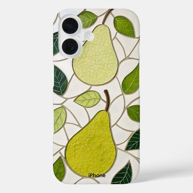 Coque Pour iPhone 16 Mosaic paire taché iphone 16 coque (Verso)
