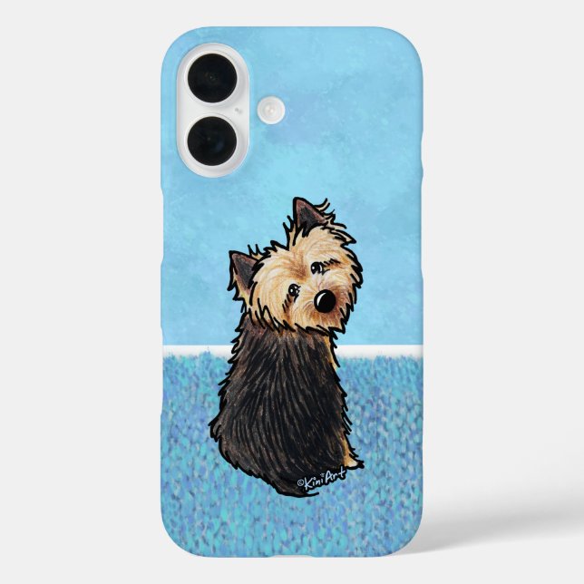 Coque Pour iPhone 16 Norwich Terrier iPhone / coque ipad (Verso)