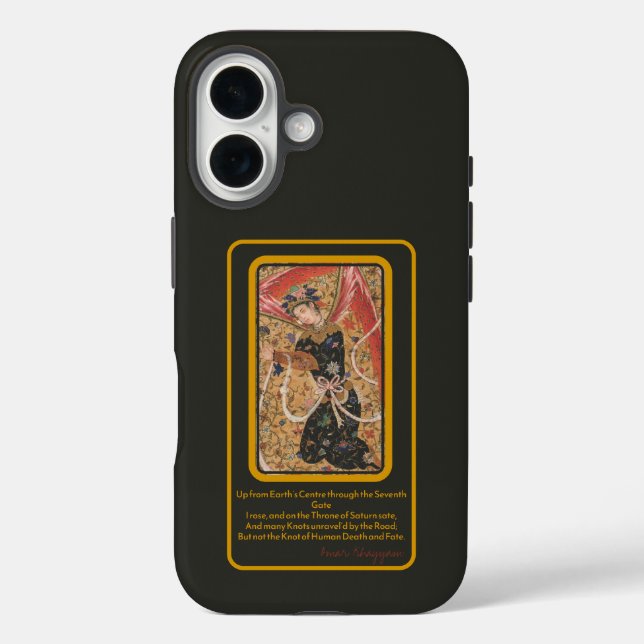 Coque Pour iPhone 16 Omar Khayyam Rubaiyat coque iphone - Art (Verso)