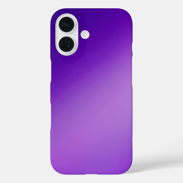 Coque Pour iPhone 16 Ombre violet élégant - Coque iPhone 16 (Verso)