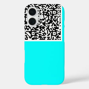 Coque Pour iPhone 16 Personnalisez votre code QR coque iphone amusant C