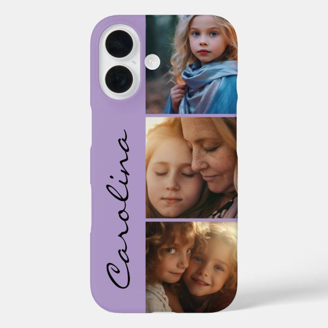 Coque Pour iPhone 16 Photo personnalisée, iPhone personnalisé 16 Coque (Verso)