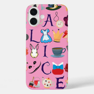 Coque Pour iPhone 16 Plus Alice au pays des merveilles iPhone 16 coque desig