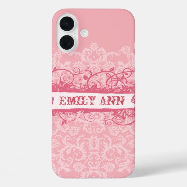 Coque Pour iPhone 16 Plus Coque iphone de la grunge de laine de miel (Verso)