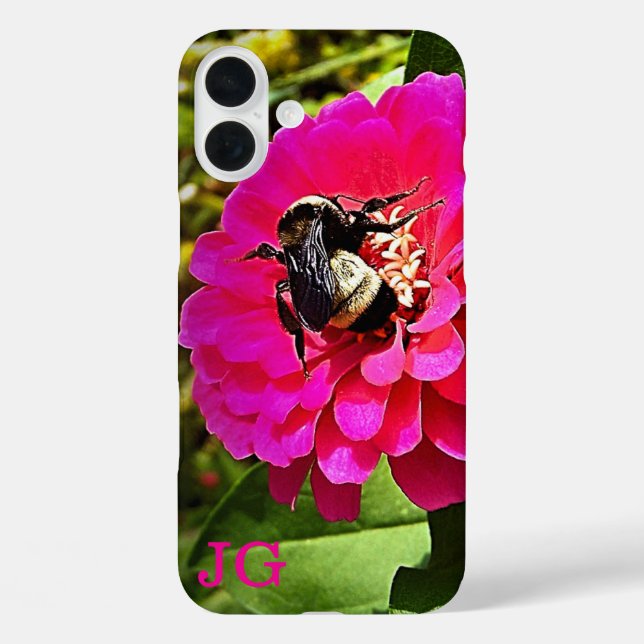 Coque Pour iPhone 16 Plus Coque iphone de pomme rose personnalisé (Verso)